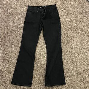 Levi's Women's Black Flare Jeans